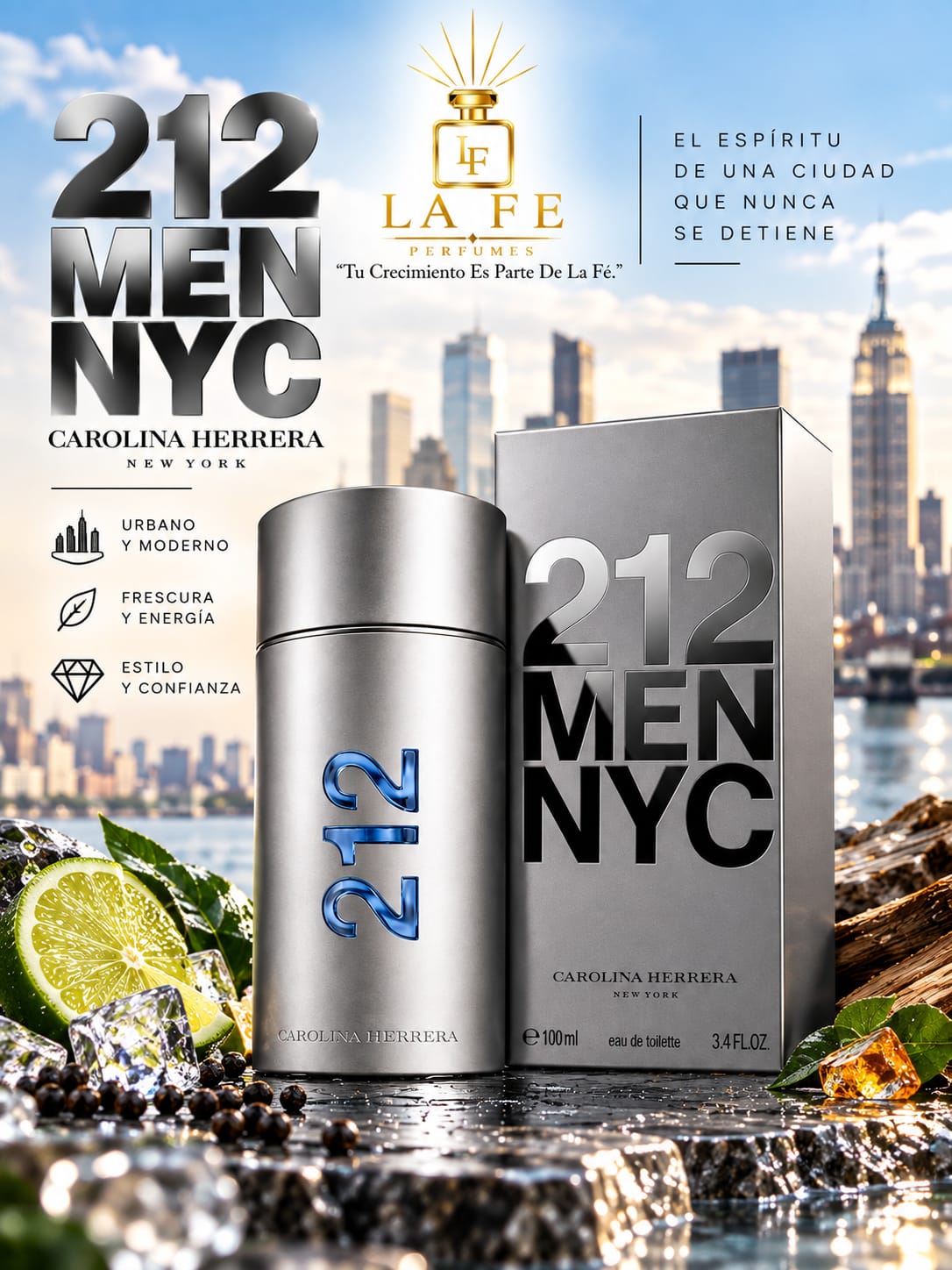 Carolina Herrera 212 NYC Men 100ml EDT